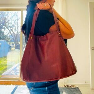 American Leather Co Soft Brown Slouchy Bag